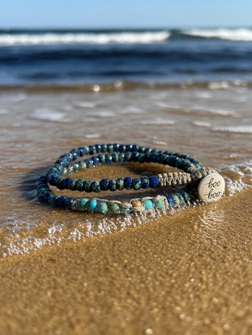 looloo bracelet on the beach